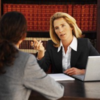 two women in law office