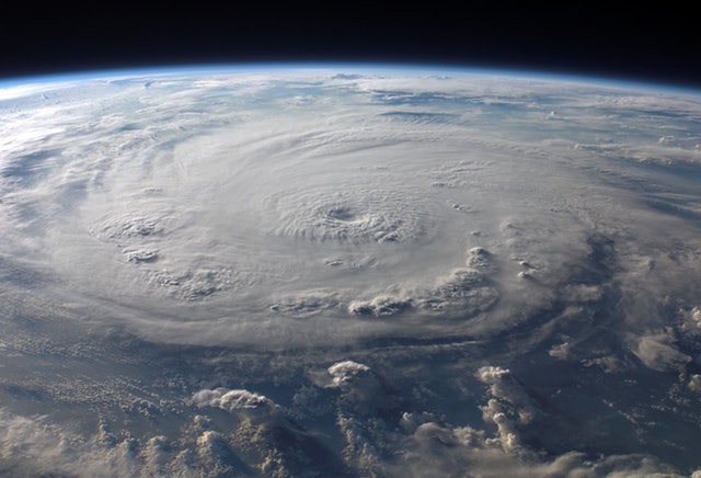 hurricane as seen from space