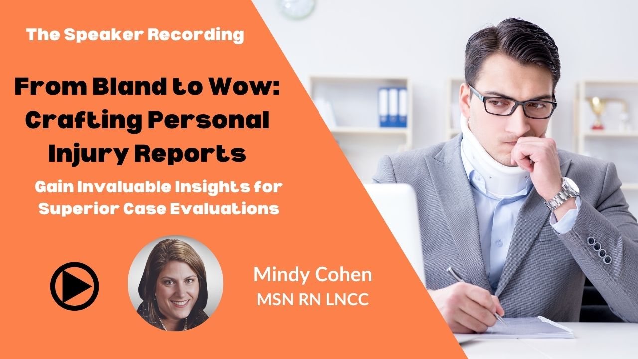 From Bland to Wow:Crafting Personal Injury Reports