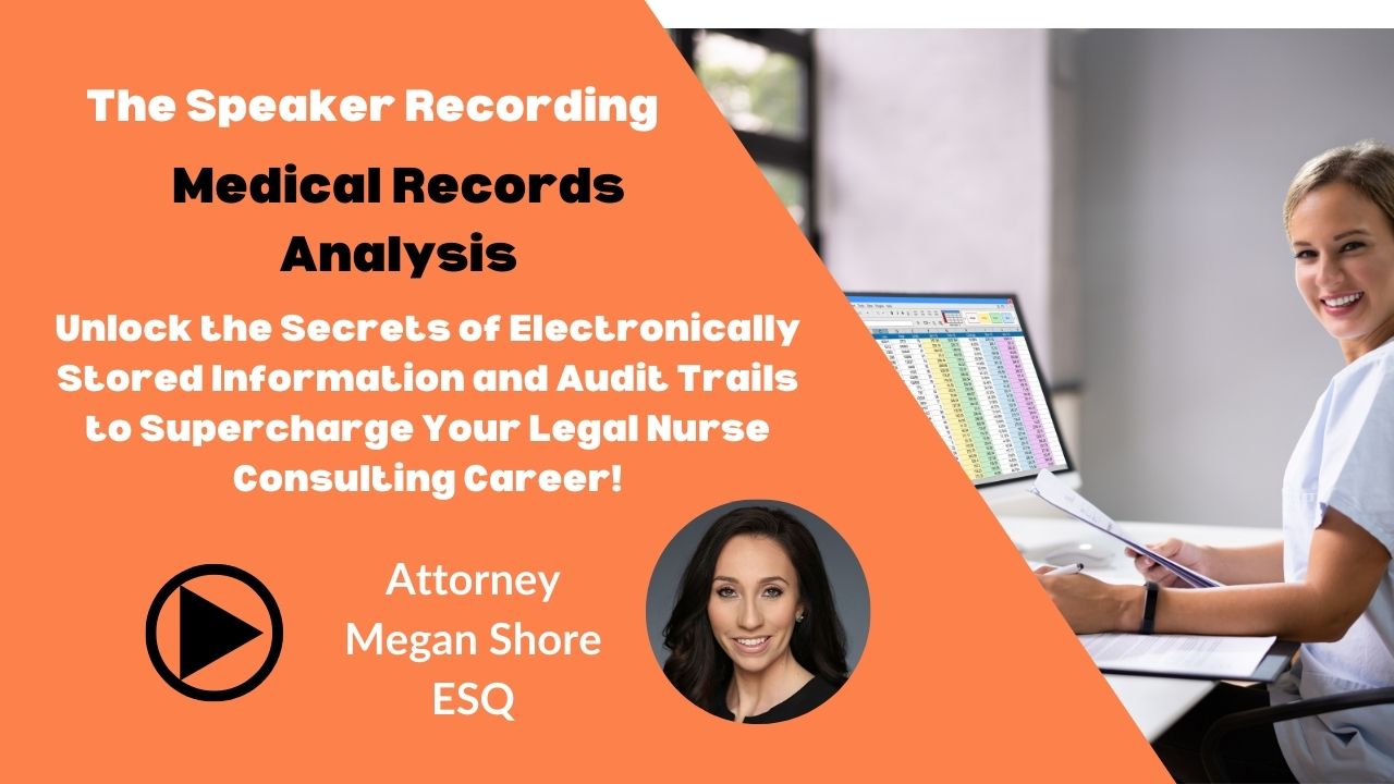 Megan Shore - Medical Record Audits