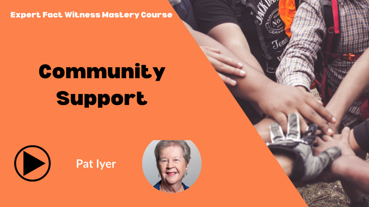 Expert Fact Witness Mastery - Community Support C4