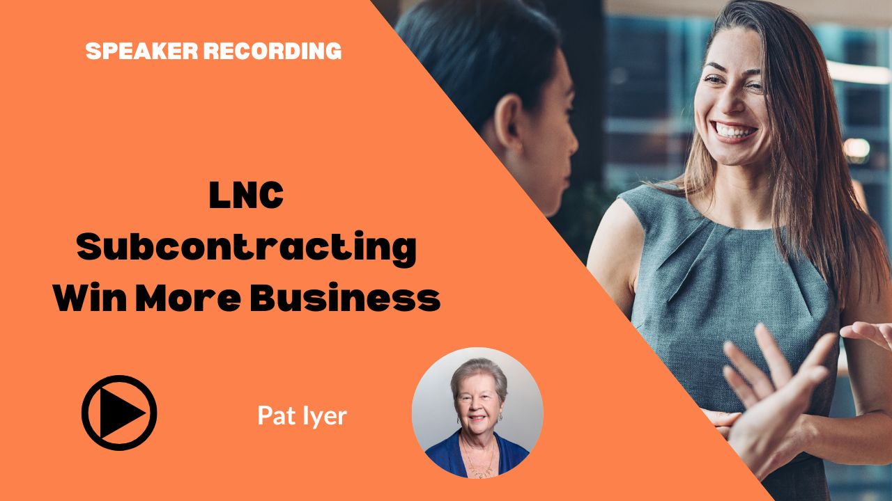 Pat Iyer - LNC Subcontracting Win More Business